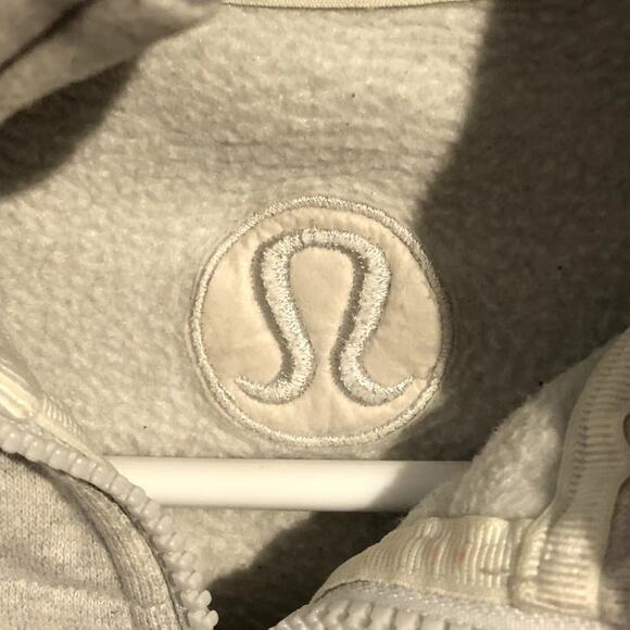 Lululemon Calm and Cozy Jacket 6 Heathered Core Ultra Light Grey Nimbus - Picture 4 of 9